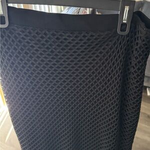 1- State Women’s Black Mesh, Fishnet Skirt Size L